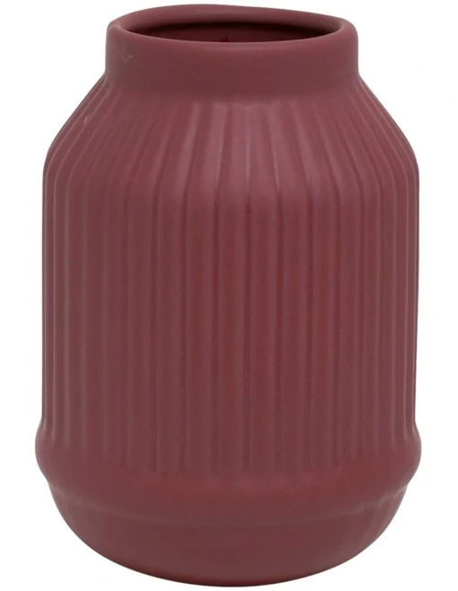 Form Vase 14x20cm Wine -Home Décor Sales