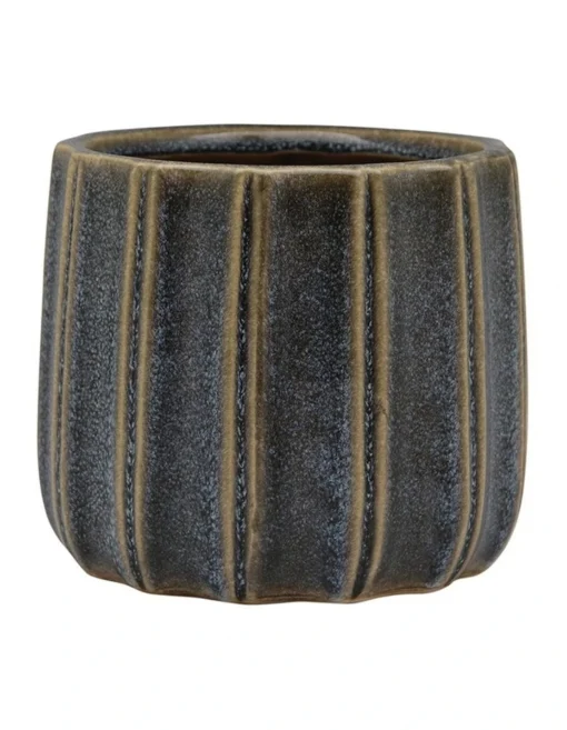 Avoca Blue Ceramic Planter -Home Décor Sales