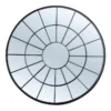 Circuit Round Iron Indoor Outdoor Mirror Black -Home Décor Sales 883156960 1 720x928