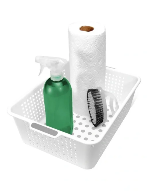 Medium Storage Basket White -Home Décor Sales