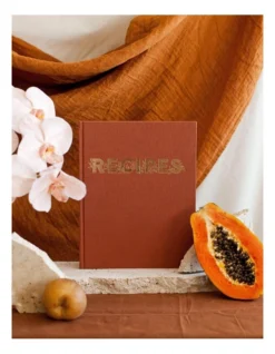 Recipe Book Turmeric In Rust -Home Décor Sales 883945180 6 720x928