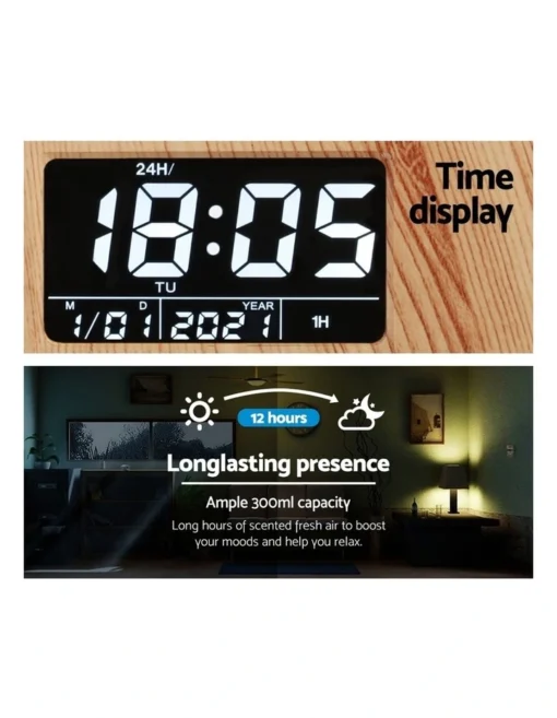 Aroma Diffuser & Clock Multi -Home Décor Sales