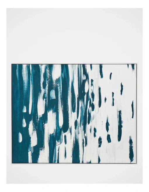 Blue Pettings Wall Art 82.6x102.6x4.3cm In Multi -Home Décor Sales