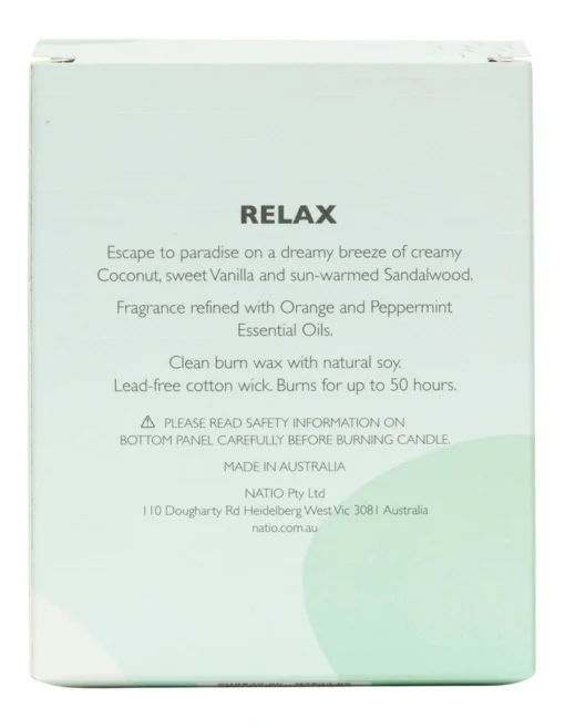 Relax Scented Candle -Home Décor Sales