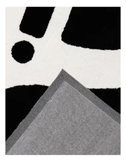 Ritual Geo Rug 230x160cm In Black/White -Home Décor Sales 897199840 3 720x928