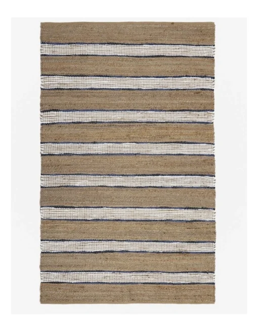 Jema Rug 160x230cm In Natural/Blue -Home Décor Sales