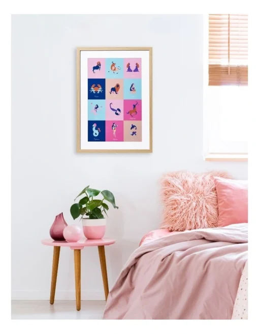 Colourful Animal World Wall Art A2 62x3x44.7 In Multi -Home Décor Sales