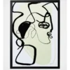 Ritual Line Lady Wall Art 62x3x44.6cm In Black/Yellow -Home Décor Sales 898191100 1 1 720x928