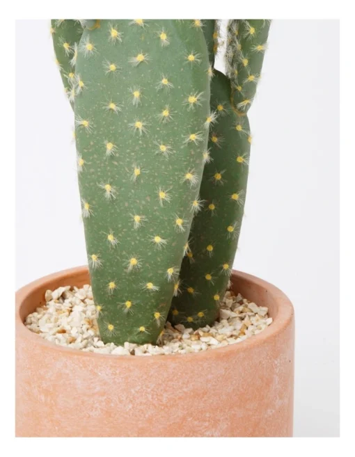 Artificial Cactus In Cement Pot 36x28x23cm In Green/Terracotta -Home Décor Sales