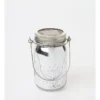 Heritage Solar LED Mercury Jar 7x8x13cm In Silver -Home Décor Sales 898196500 1 720x928
