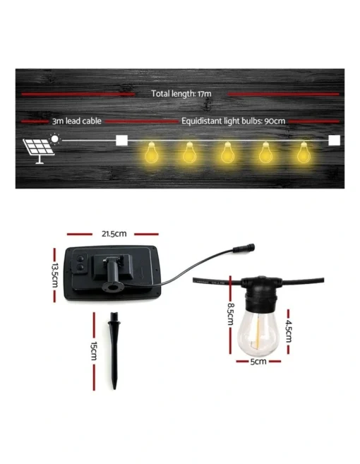 17m Festoon String Lights -Home Décor Sales