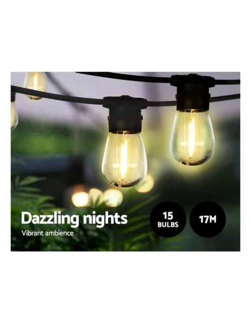 17m Festoon String Lights -Home Décor Sales