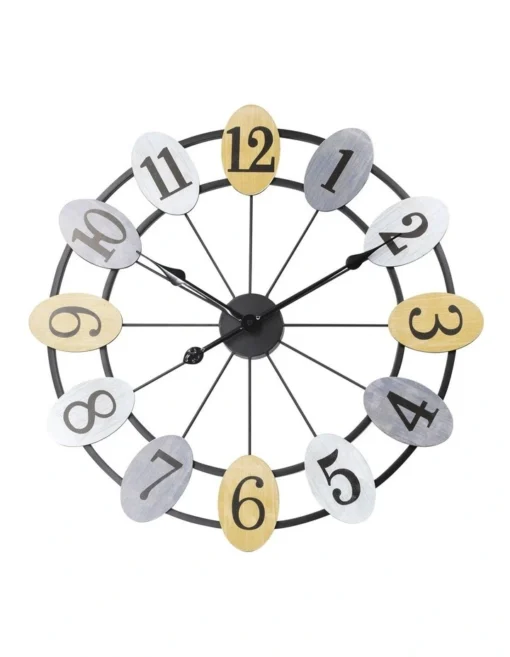 Luke 60cm Wall Clock Multicolour -Home Décor Sales