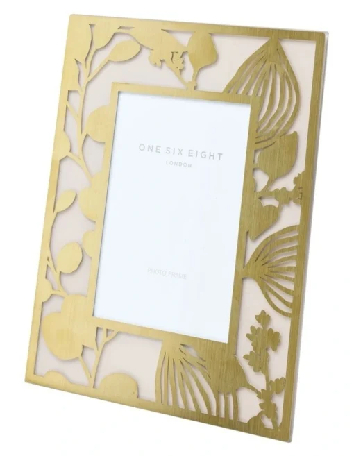 Glass Photo Frame 6x4 Floral -Home Décor Sales