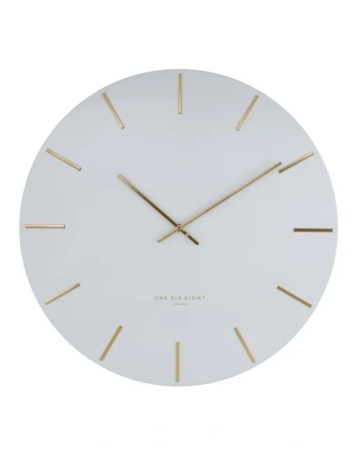 Luca White 40cm Silent Wall Clock -Home Décor Sales