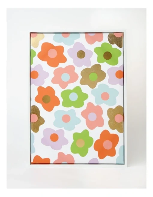 Flower Power Wall Art A2 62x3x44.6cm -Home Décor Sales