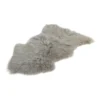 Long Wool Sheepskin Throw Rug In Grey -Home Décor Sales 906847930 1 720x928