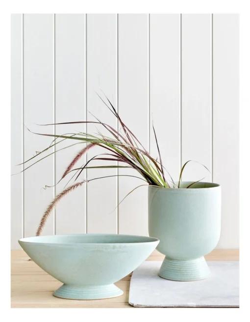 Florist Corner Jardin Vase In Mint Green -Home Décor Sales