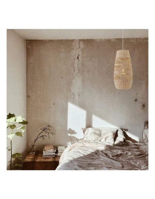 Zander Pendant Light Small Natural Rattan -Home Décor Sales