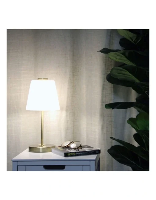 Erik Led Touch Lamp Antique Brass -Home Décor Sales