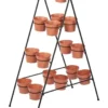 Herb 16-Pot Indoor Metal Plant Stand Rack Black -Home Décor Sales 913798810 1 720x928