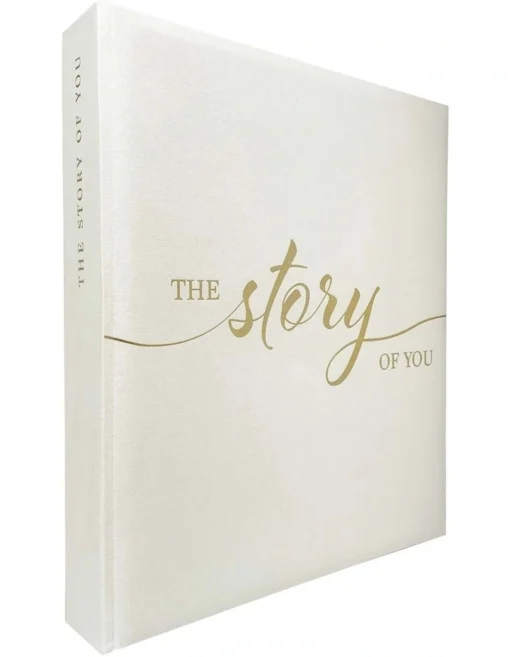 Profile Story 200 Capacity 4x6" Photo Album In White -Home Décor Sales