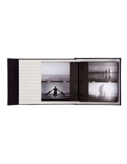 Profile Moments Black 160 Capacity 4x6" Photo Album -Home Décor Sales