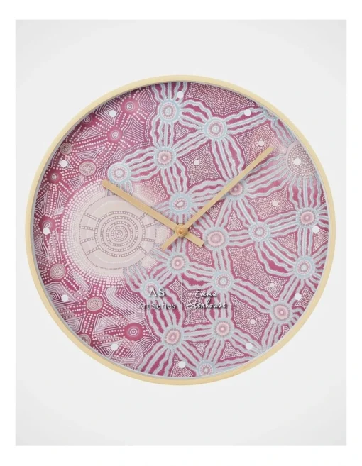 Journeys & Connections Wall Clock In Purple -Home Décor Sales