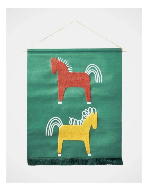 Ranch Horses Wall Hanging 50x60cm -Home Décor Sales