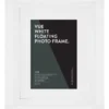 Glass Floating Frame 10x10 Frame In White -Home Décor Sales 920616130 1 1 720x928