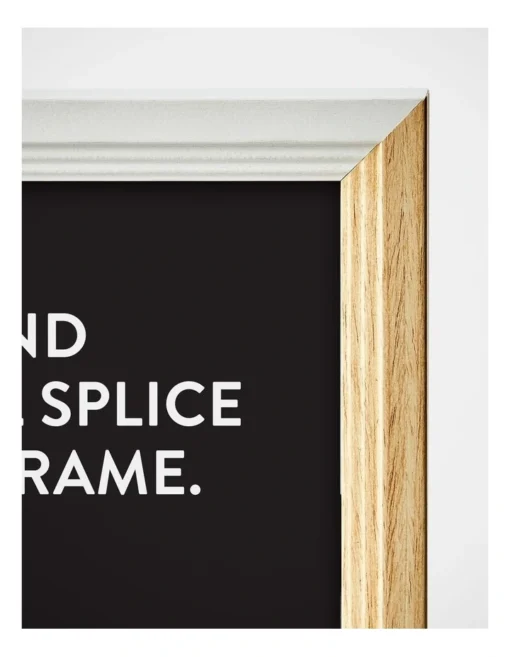 Splice Frame 10x15 In White -Home Décor Sales