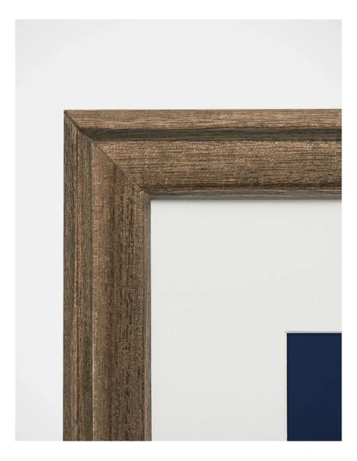 Heritage Wood Frame 6x8 Matted To 4x6 In Dark Natural -Home Décor Sales