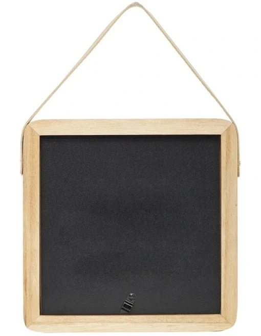 Hanging Wood Photo Frame 6x6 Matted To 4x4 In Natural -Home Décor Sales