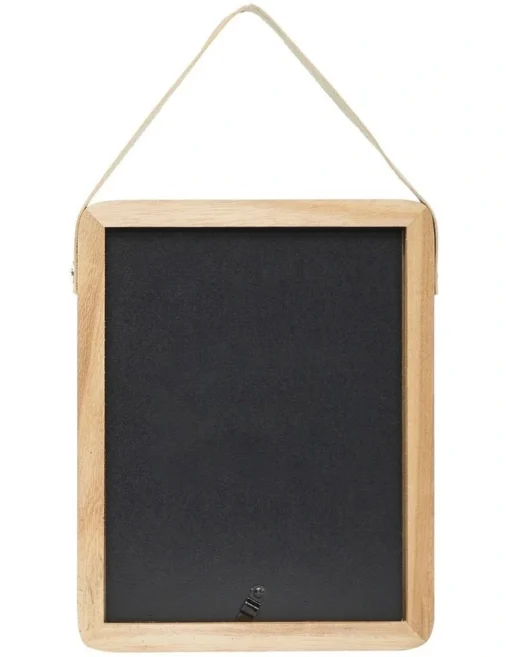 Wooden Photo Frame With Leather Look Strap 8x6 Matted To 4x6 In Natural -Home Décor Sales