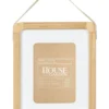 Wooden Photo Frame With Leather Look Strap 8x10 Matted To 5x7 In Natural -Home Décor Sales 920618830 1 720x928