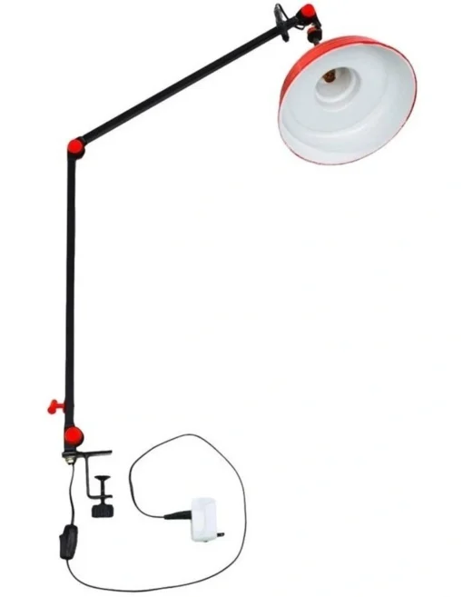 Carrom Lamp In Red -Home Décor Sales