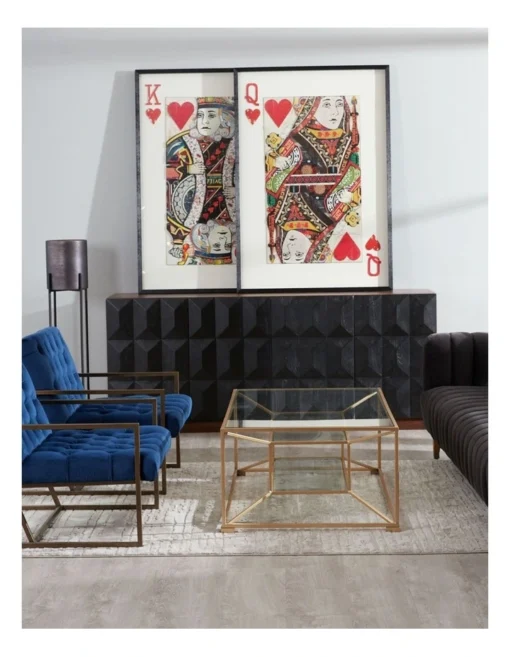 Pre-Order Queen Of Hearts Framed Paper Collage In Multi -Home Décor Sales