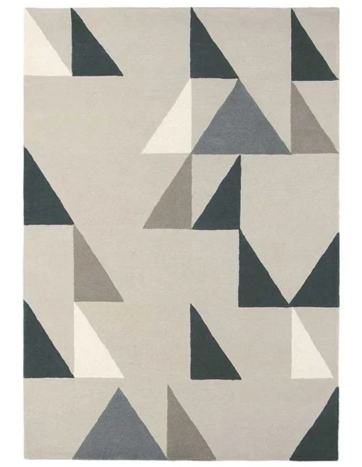 Scion Modul Charcoal 26704 Silver Rug -Home Décor Sales