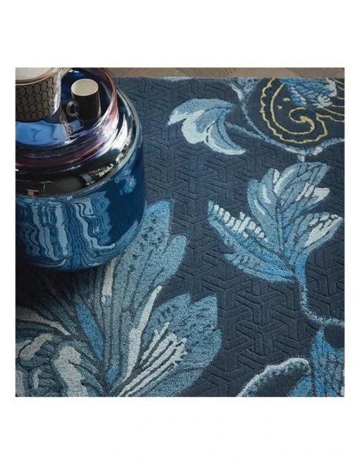 Wedgwood Fabled Floral Navy 37508 Rug -Home Décor Sales