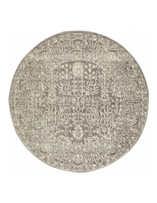 Evoke Homage Transitional Round Rug In Grey -Home Décor Sales