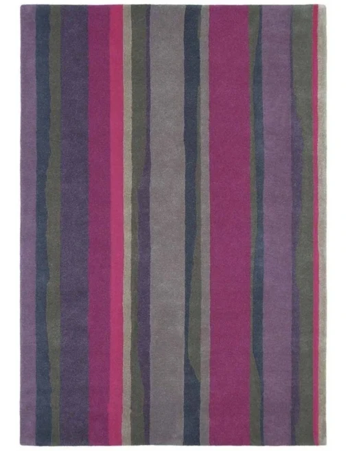 Sanderson Cressida 45105 Rug In Claret/Plum -Home Décor Sales