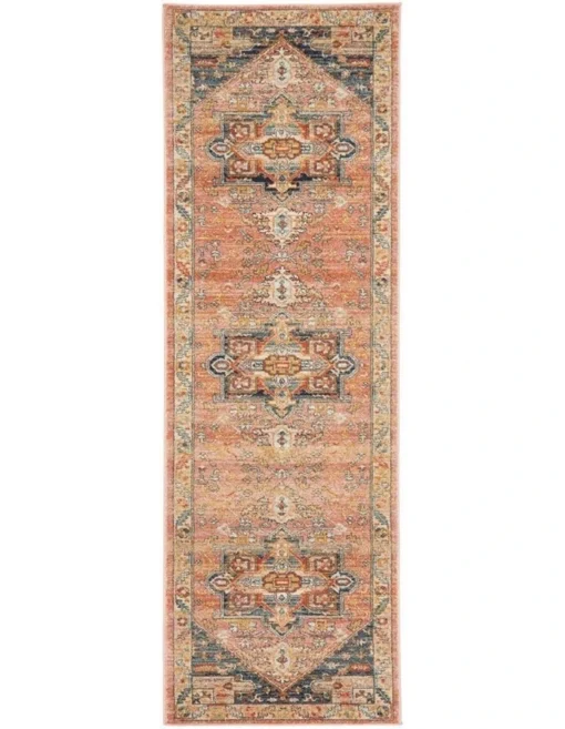 Legacy 850 Runner Rug In Salmon -Home Décor Sales