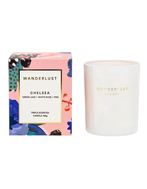 Wanderlust 198g Chelsea Candle -Home Décor Sales