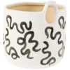 Linen House Paterna Planter Pot 15cm Black Squiggle -Home Décor Sales 929648710 1 720x928