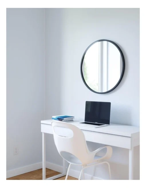 Umbra Hub Mirror 61 X 3 X 61cm In Black -Home Décor Sales