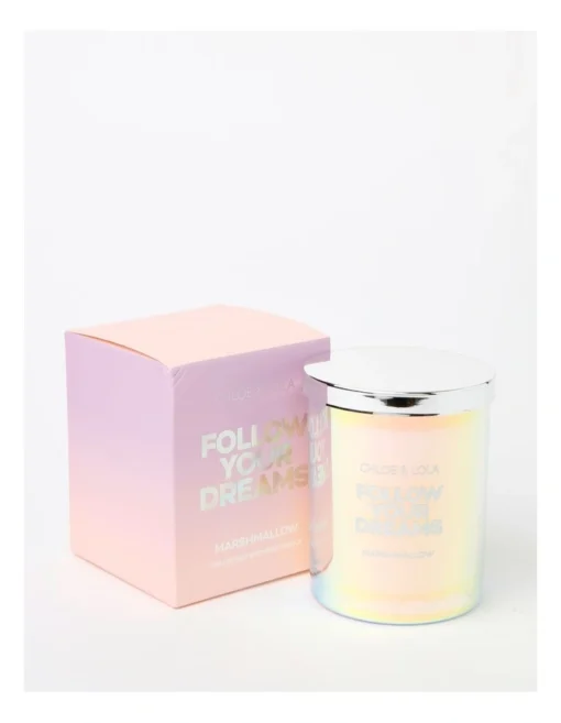 Chloe & Lola Follow Your Dreams Marshmallow Parfait Candle -Home Décor Sales