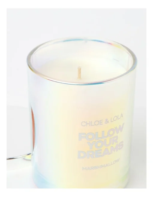 Chloe & Lola Follow Your Dreams Marshmallow Parfait Candle -Home Décor Sales