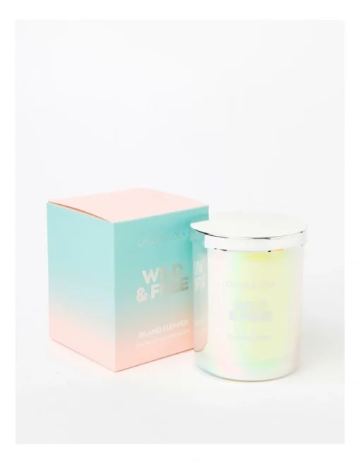 Chloe & Lola Wild & Free Island Flower Candle -Home Décor Sales