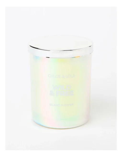 Chloe & Lola Wild & Free Island Flower Candle -Home Décor Sales