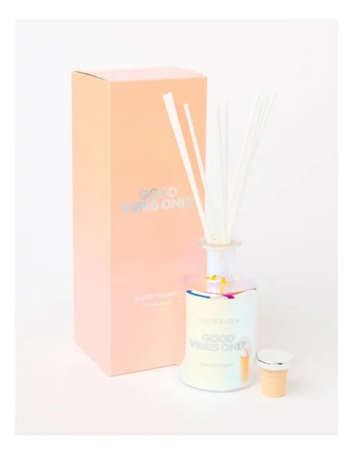 Chloe & Lola Good Vibes Only Sweet Peach Diffuser -Home Décor Sales
